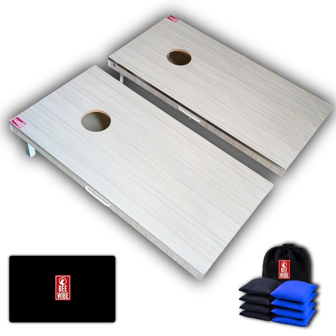 Beewibe Classic Cornhole Board Game Kit – Available in 4x2 Size - Comes with 8 Cornhole Bags, Waterproof Board Covers (Cornhole Board Game Set) (B0DDTNHF6T) Amazon Price History, Amazon Price Tracker