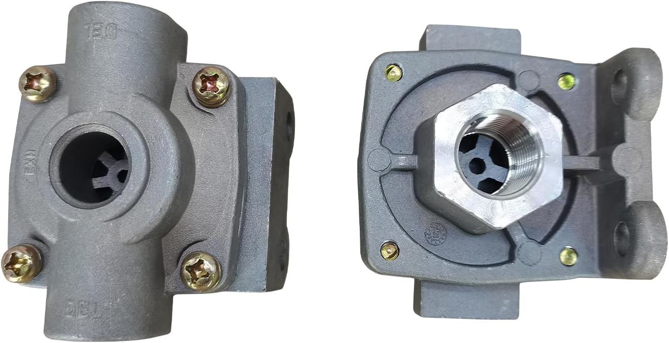 229860 Heavy Duty Air Brake Quick Release Valve Fit For Haldex 229860 229860X 229860N Midland KN32011 TR229860, 2 Pack