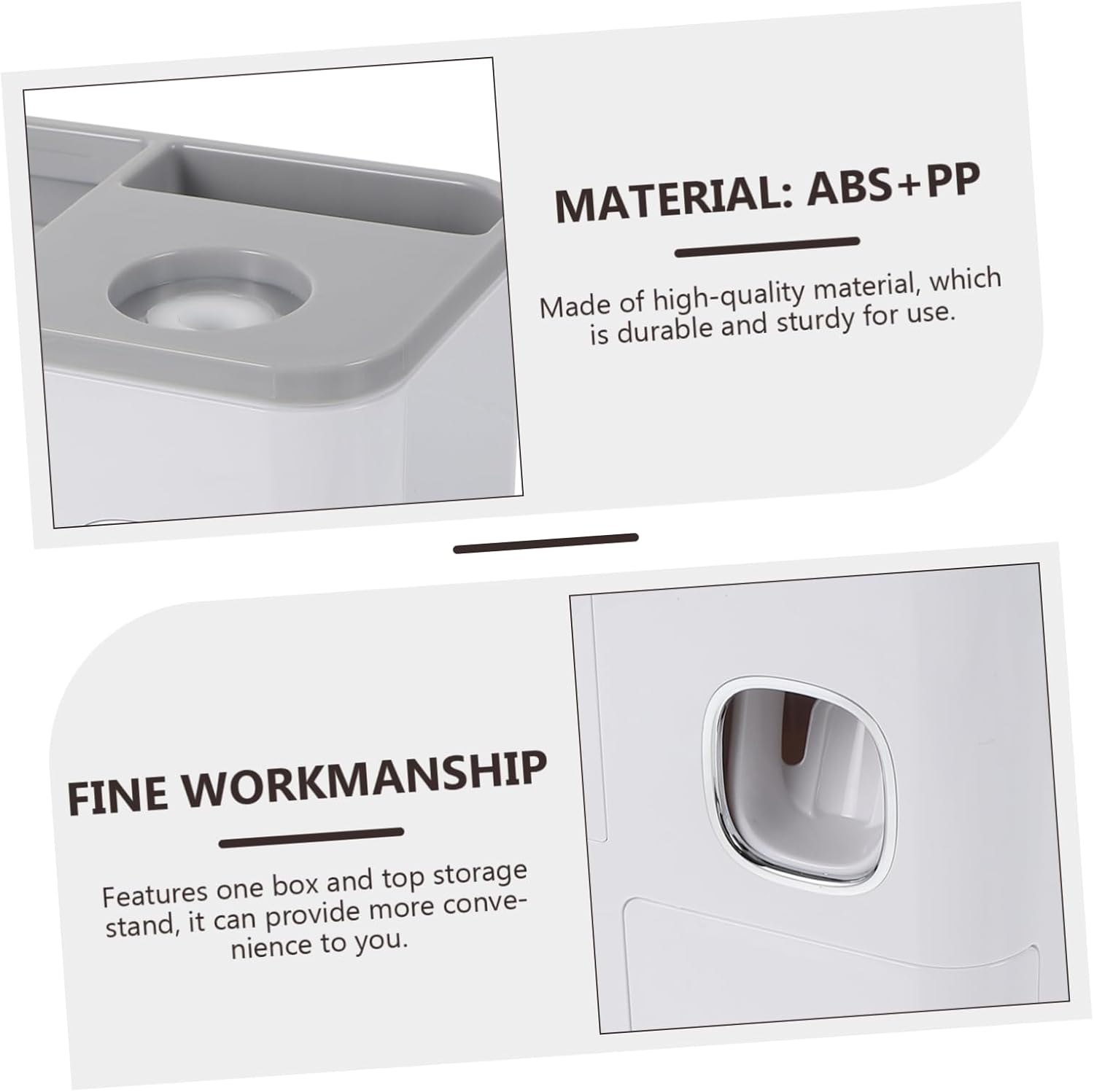 Unomor Wall Mounted Toothbrush Holder Set Cup No Drill White Bathroom Toothbrush Rack Easy to Install Space Saving Organizer for Home and Bathroom Supplies