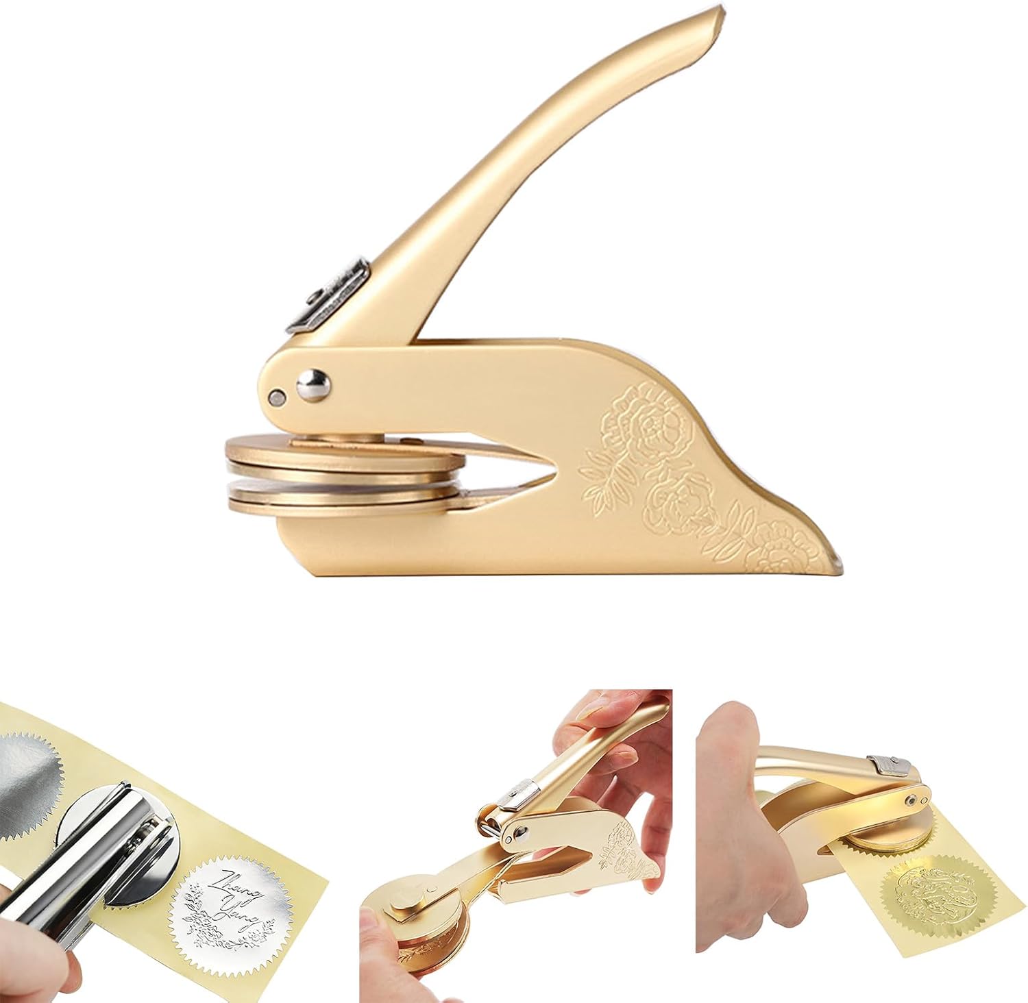 Amazon.co.jp: エンボスシールスタンプ ステンレススチールシールエンボサー 本、招待状、封筒、文房具、ギフト装飾用 : 文房具・オフィス用品 エンボスシールスタンプステンレス鋼の本の招待状招待状封筒式文房具ギフト装飾ハンドヘルド