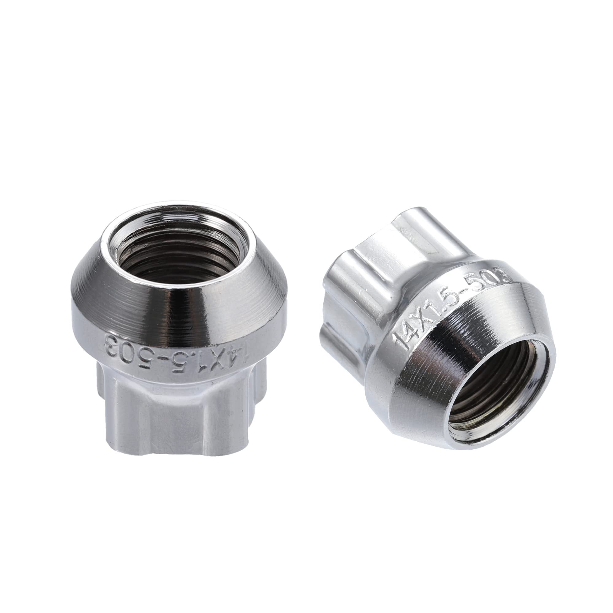 X AUTOHAUX Écrous De Roue De Verrouillage pour Tesla Modèle 3 17-22 1pc | Pour Tesla S 12-21, Pour Tesla X 16-22, Pour Tesla Y 20-22, Anti-Vol, Facile À Installer, Coul. Argenté, Acier