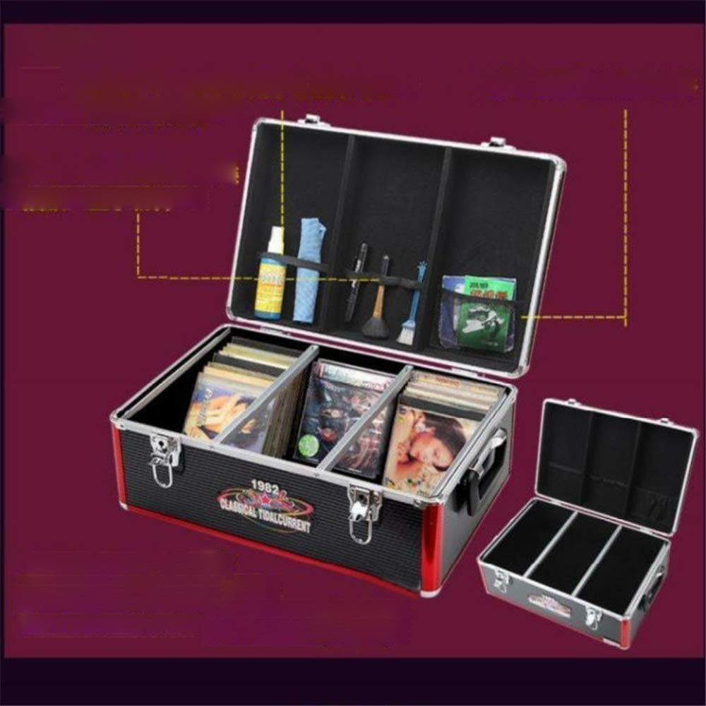 Amazon.co.jp: Zxyan ケースアルミLpのアルバムBoxHolds最大500