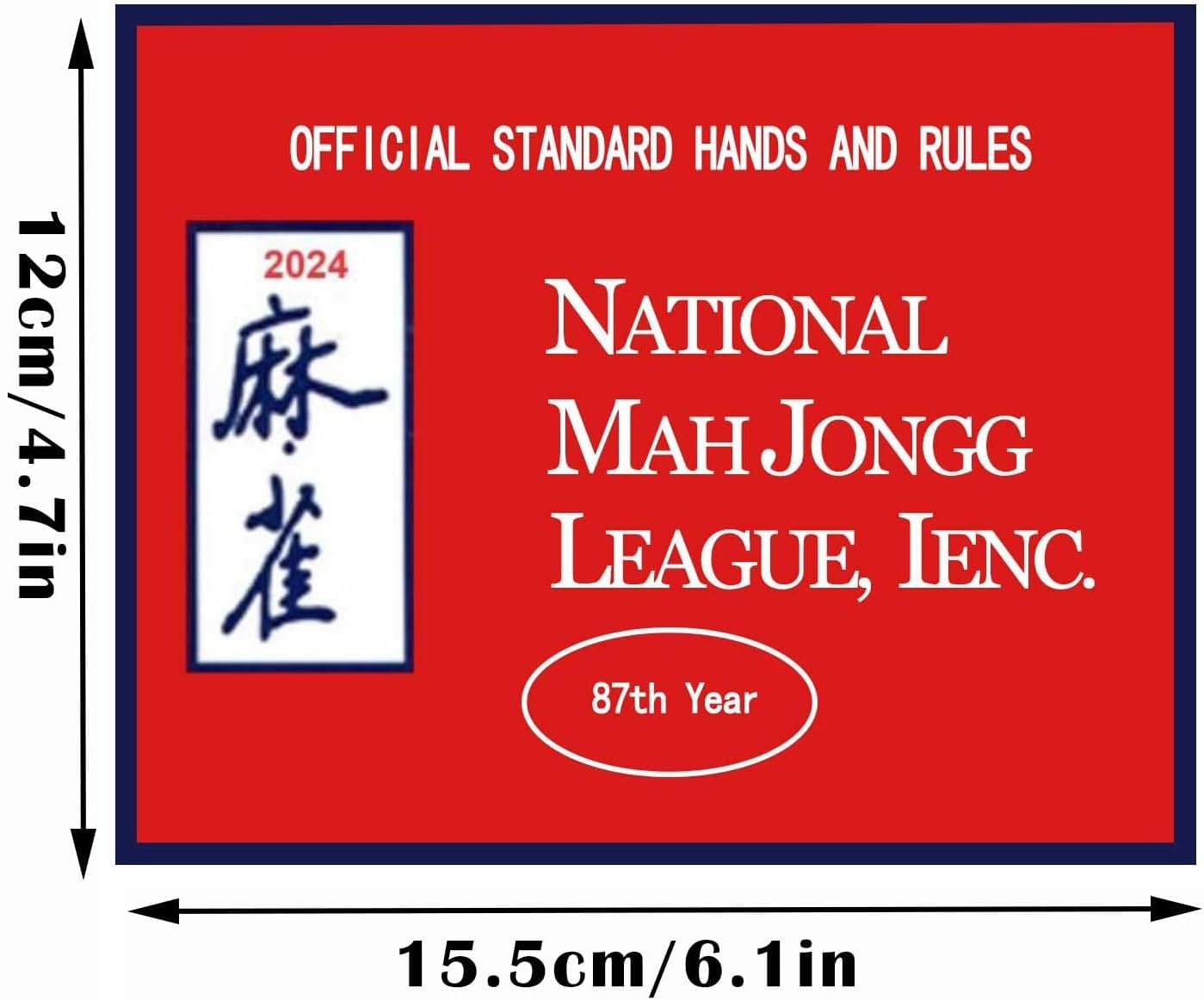NOT a 2026 CARD - Set of 4 Mah Jongg 2023 Cards: as Is...standard Hands and Rules, National Mah Jongg League, Inc