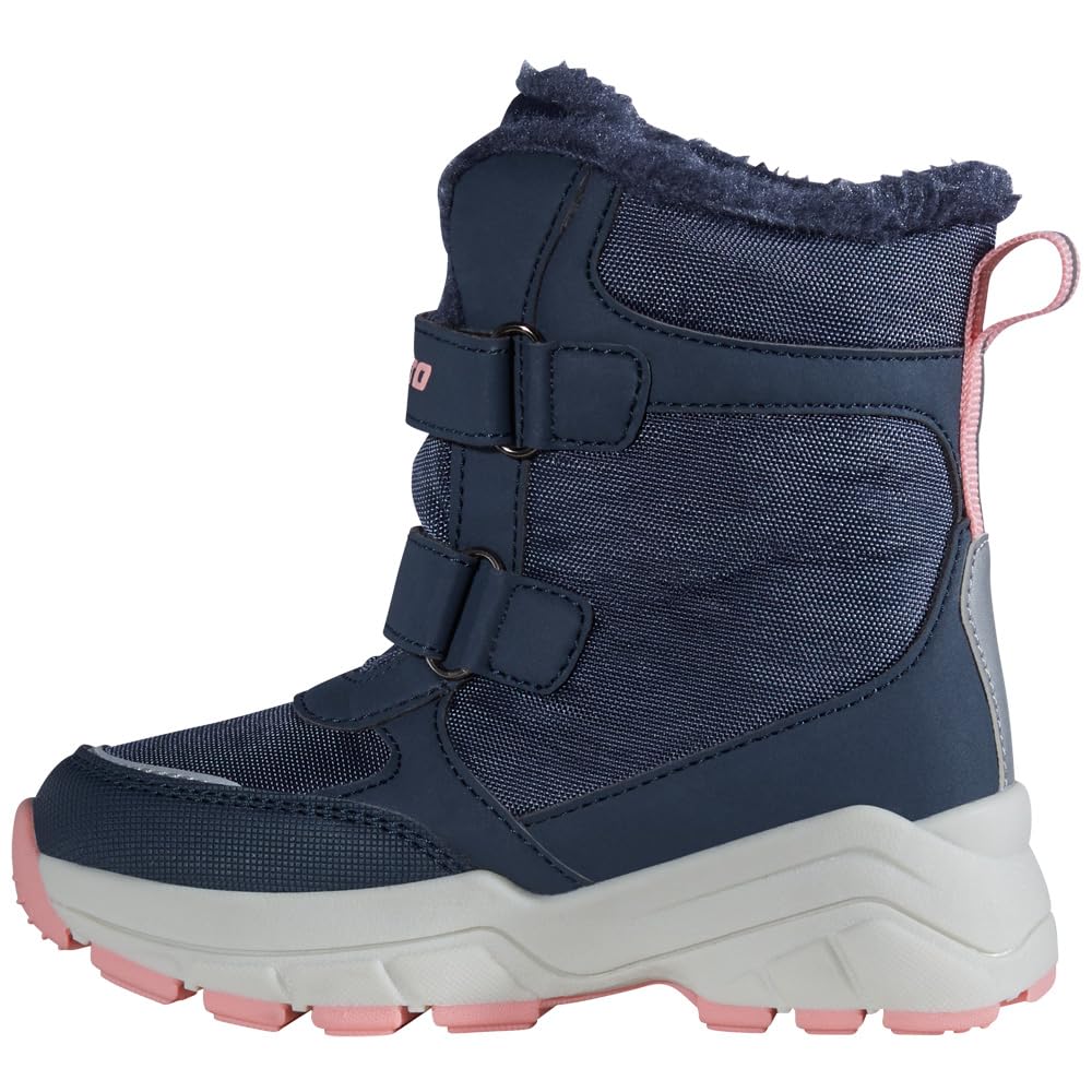 Lotto Brinka Tex K - Botas unisex para niños, color rosa marino, talla 9.5