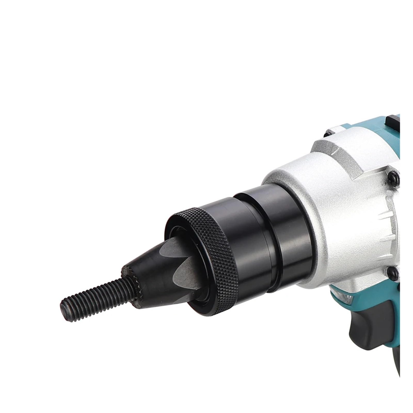 Pistola remachadora eléctrica potente, submáquina eléctrica sin escobillas, remachadora automática, herramienta de remachado M3M4M5M6M8M10(Gun n M5)