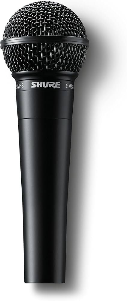 Shure Microfone vocal dinâmico cardioide SM58 - Preto : Amazon.com