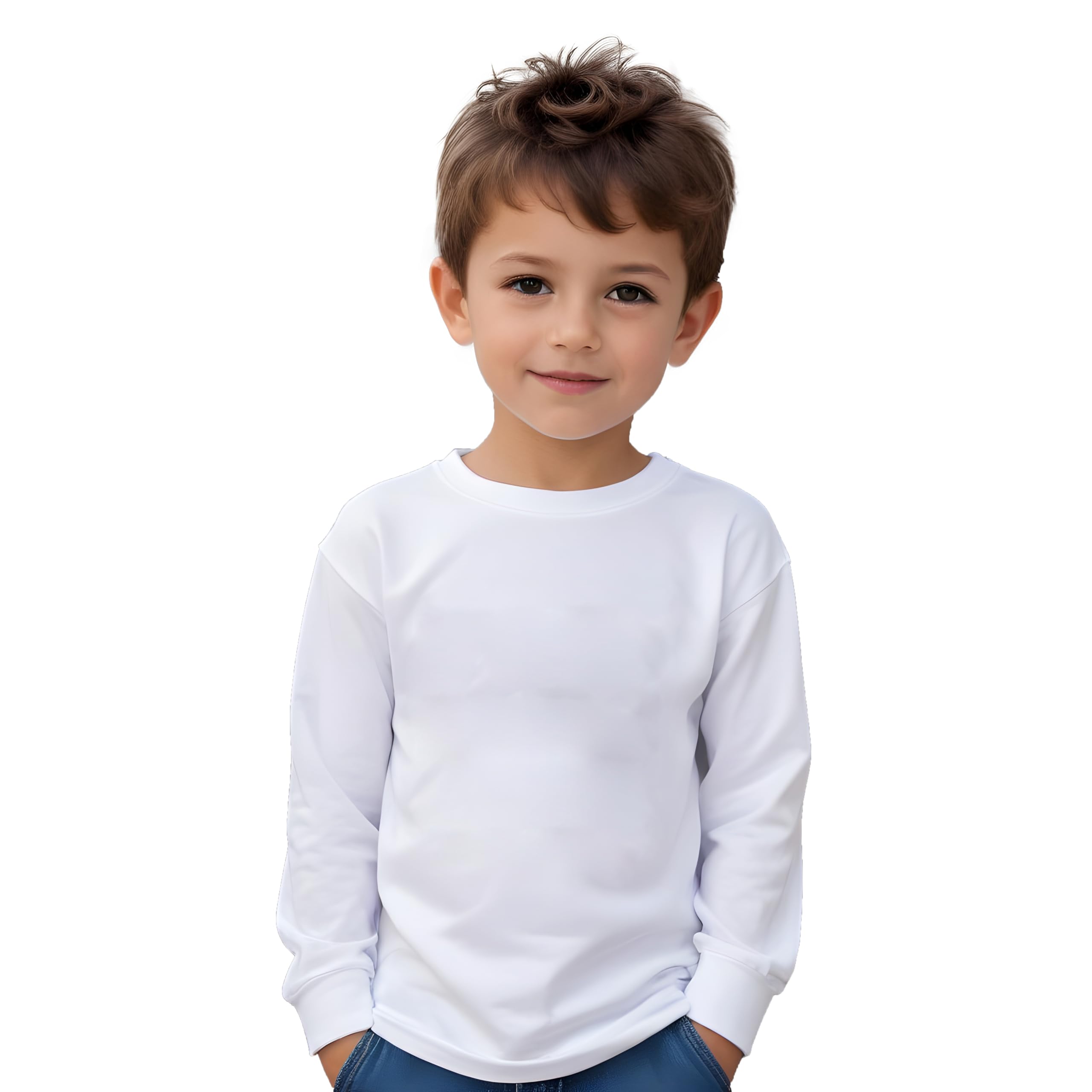 Camiseta Manga Larga 100% Algodón para Niños - Cómoda y Elegante