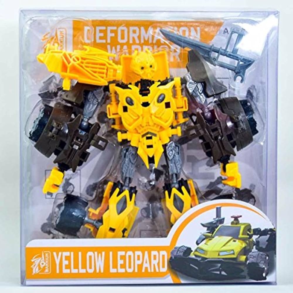 Buy Deformation Warrior Yellow Leopard Action Figure Online