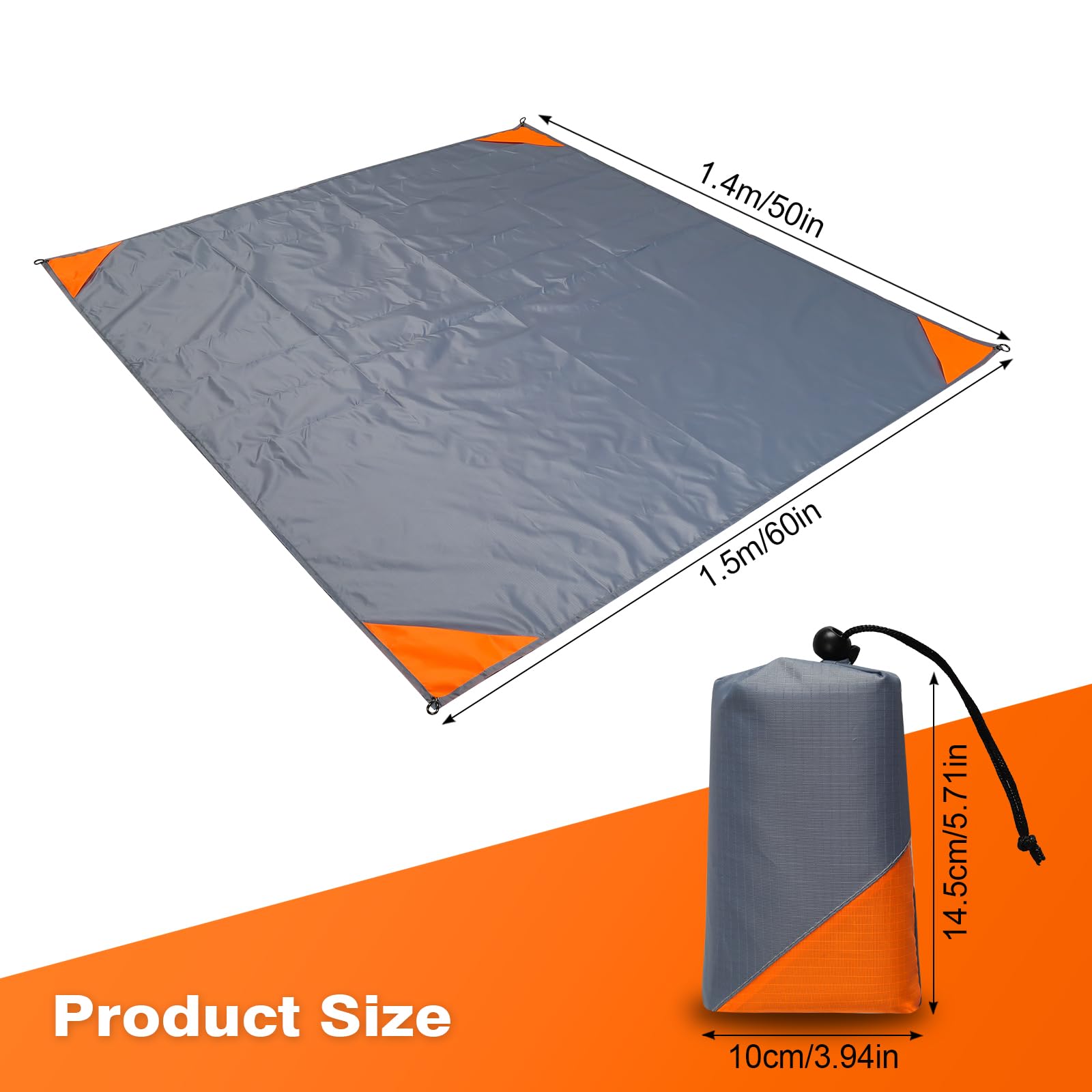 Bcxfbxd Pocket Picnic Blanket 60