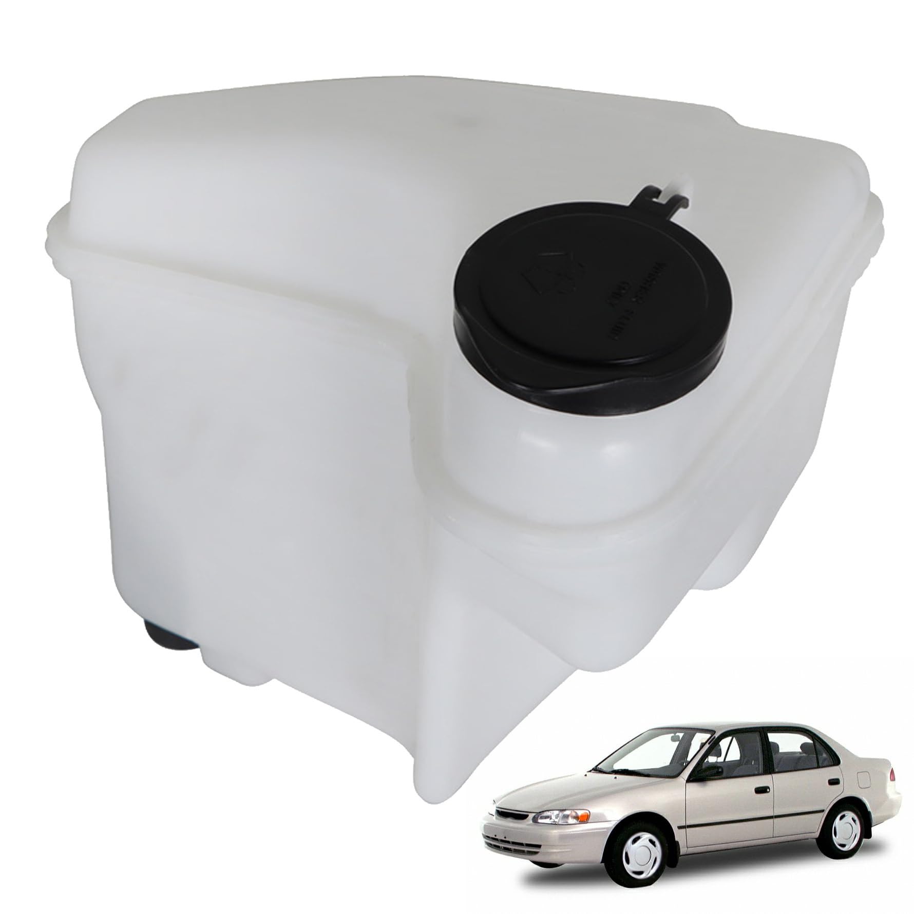Windshield Washer Fluid Reservoir 1.8L Replacement for 1998 1999 2000 2001 2002 Prizm Corolla 8531502030 TO1288141