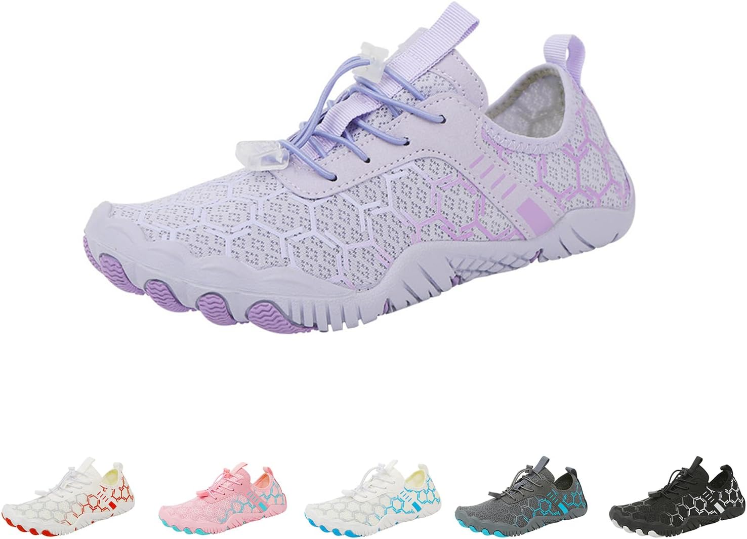 Hike Barefoot Shoes Women Men Quick Dry Non Slip Water Shoes Grounded Wide Toe Box Sneakers Breathable Lightweight Aqua Socks Sneakers Athletic Neuropathy Walking Swimming Footwear Unisex