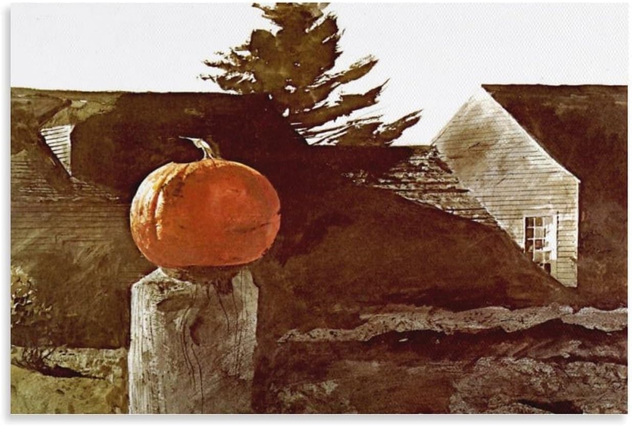Orjdjz Wxkbl Famous Andrew Wyeth Poster Still Life By Landscape Canvas Wall Art Andrew Wyeth Prints and Painting for Home Decor Picture 40x65cm Frameless