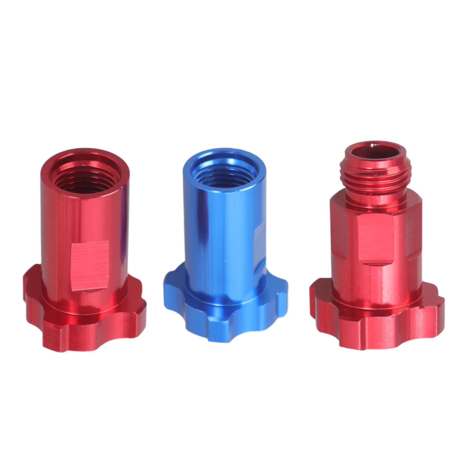 Buxuaaaa Light Sprayer Cup Adapter Aluminum Connectors For Paint Cup Conversion Fit With M16x1.5 Thread Durability Leakproof Design Aluminum Sprayer Adapter Connectors