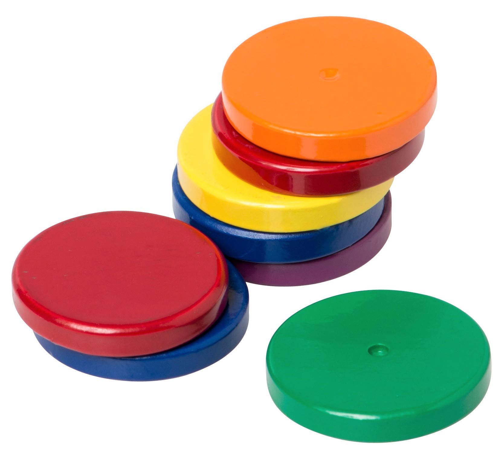 Dowling Magnets Ceramic Disc Magnets (magnetic discs measure 1 inch in diameter x .16 inch thick), Set of 8