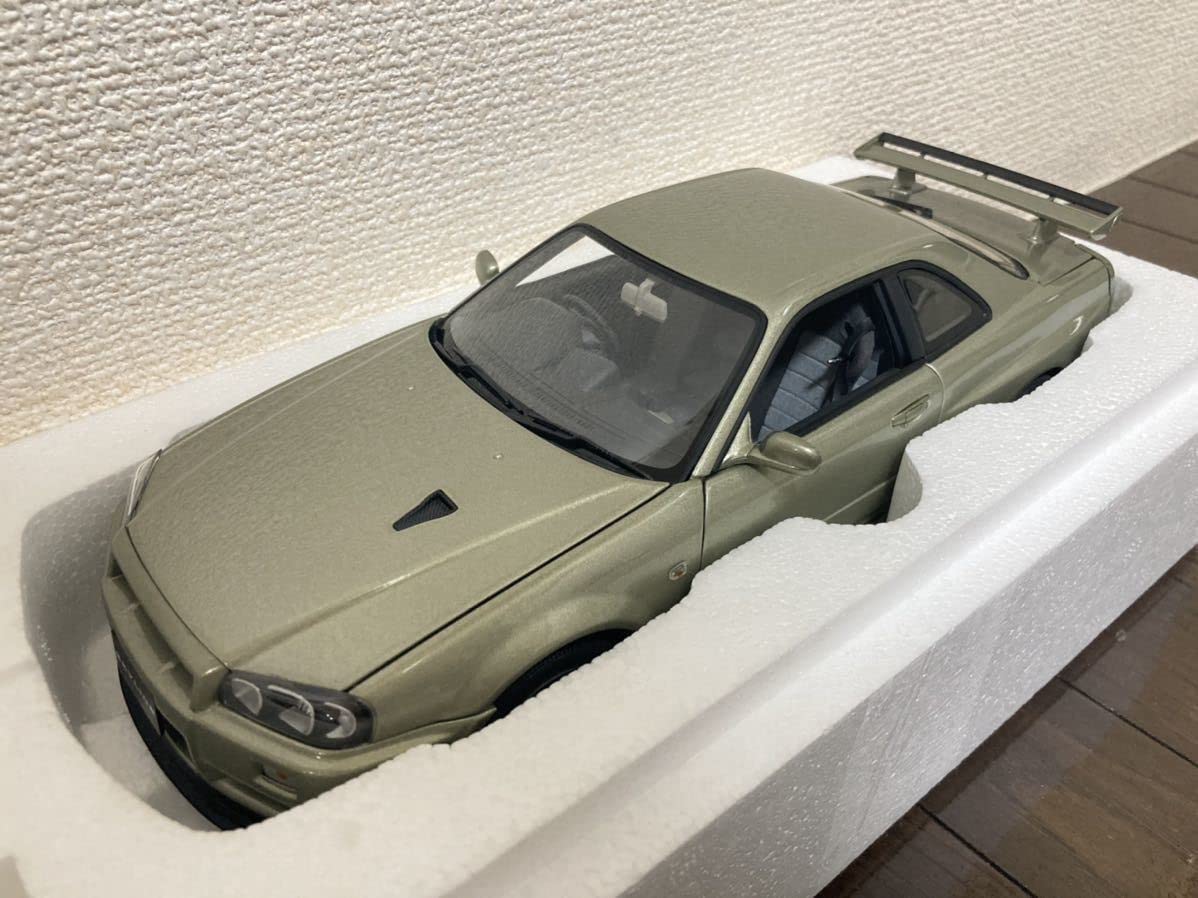 Amazon | AUTOart 1/18 Skyline GT-R R34V Spec II Millennium Jade
