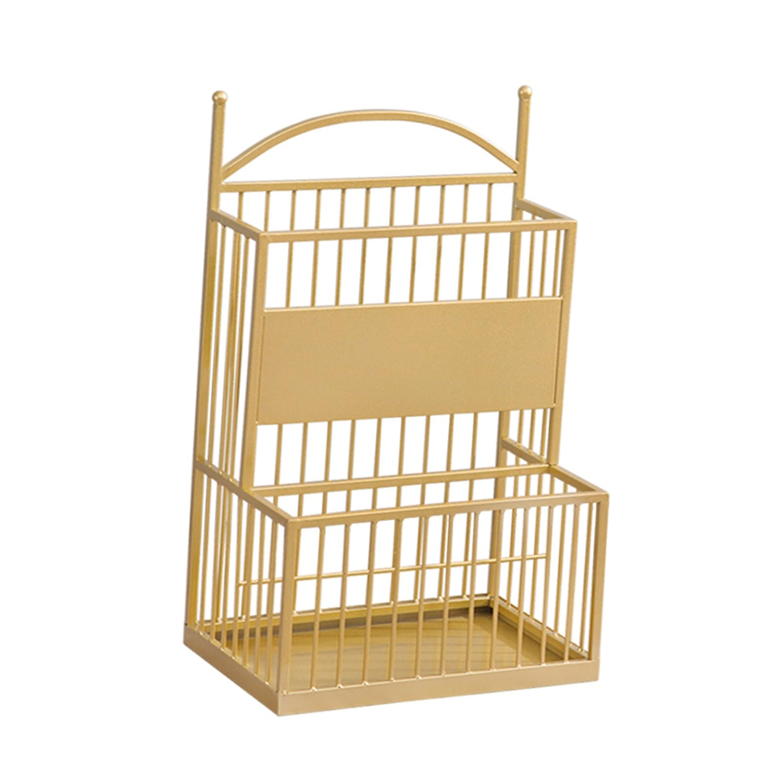 WXPGFEQ Free Standing Umbrella Stand Rack, Umbrella Holder Organizer with Drip Tray, Partitioned Storage for Hallway Entryway Office
