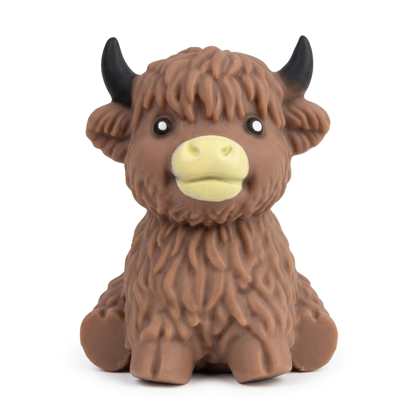 Highland Cow Squishy, Squeezy Stress Relief Tool, Desk Decor for Office and Home, Slow-Rising Fidget Sensory Play for peoples, Soft Highland Cow Tool for Emotion Management and Focus Aid