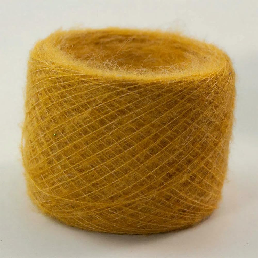 Filato di Lana Mohair Morbido e Caldo per Neonati, Filato Sottile Biologico, per Lavoro a Maglia a Mano, Cucito, Tessitura, Uncinetto, 250 g