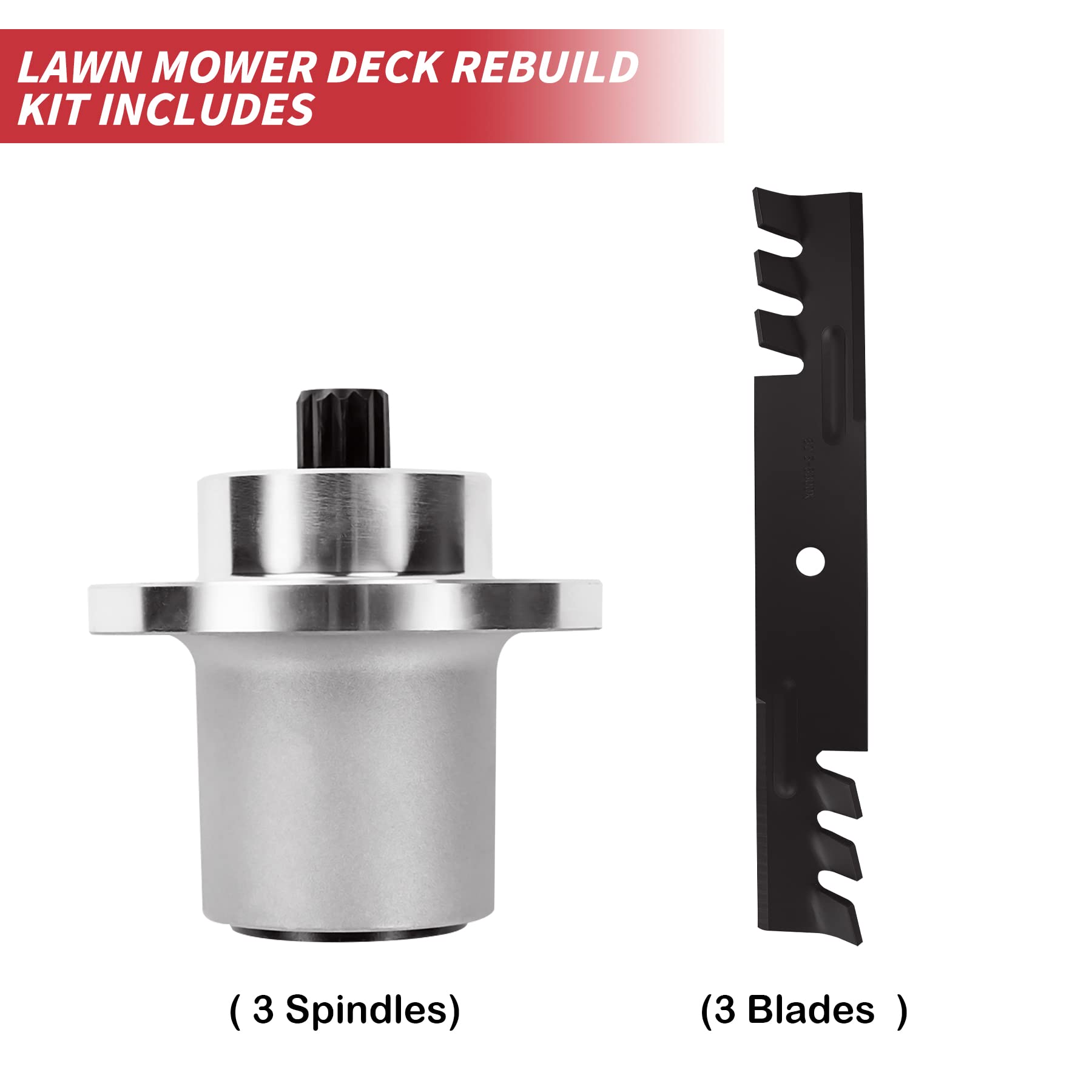 Amazon.com : Bomusou 3 Pack 48 Inch Lawn Mower Deck Rebuild