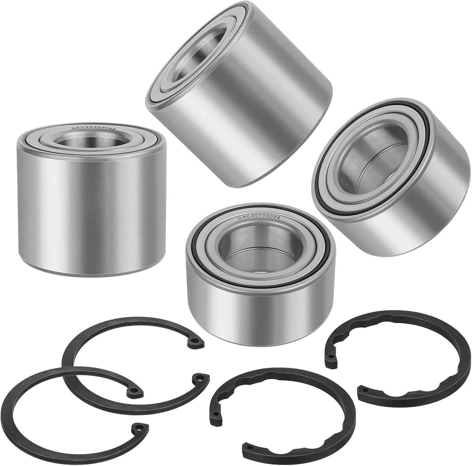 Front & Rear Wheel Bearing Kit for Kawasaki Brute Force 750 650-4x4i KVF750 KVF650 2005-2023 OEM# 92045-1448 92045-0095 92045-0094 92045-0102 92045-0021