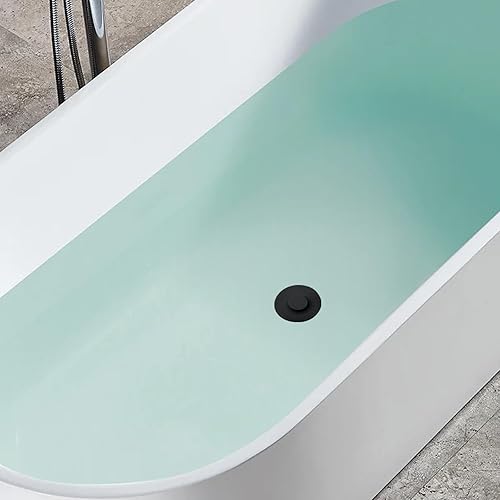 Miniatura 2 de Aluvor Tapón universal para bañera, 2 unidades, tapón de fregadero, tapón de drenaje de ducha de baño, tapón de drenaje de bañera de silicona, tapón