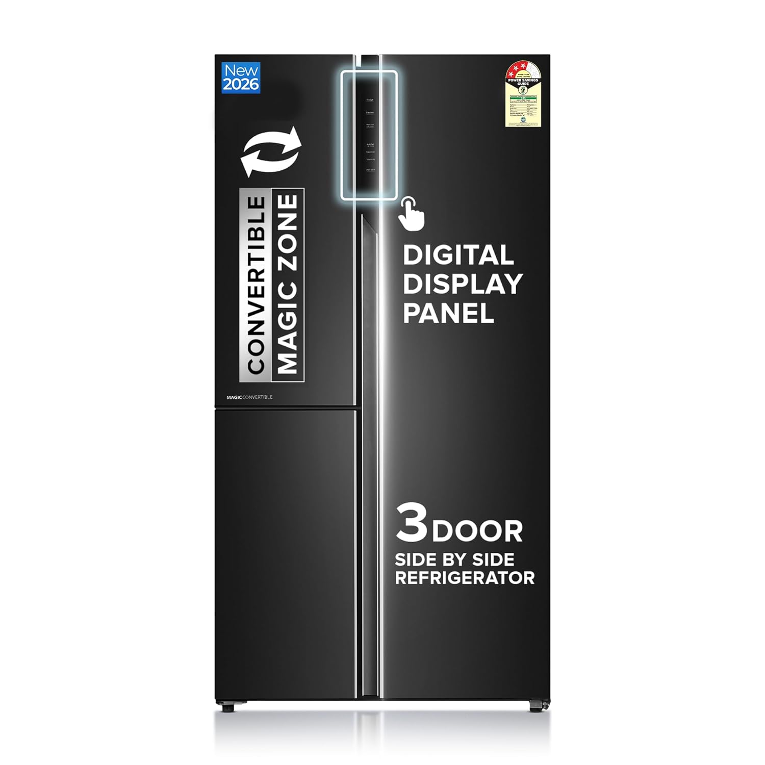 Triple Offer] Haier 598L 3-Door Side by Side Refrigerator ,440