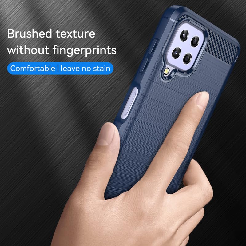 Image of Basic Case for Samsung Galaxy M33 5G (Carbon Fibre Blue)