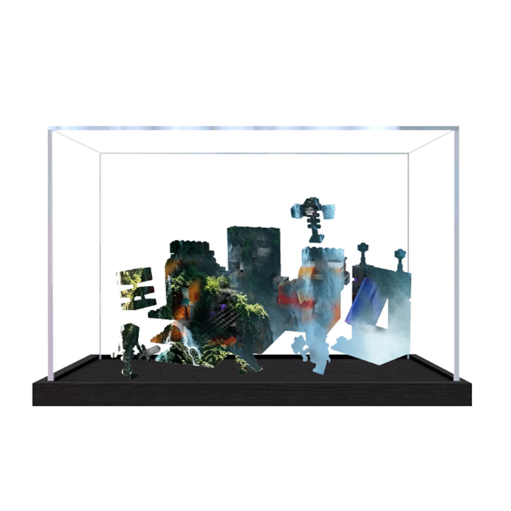 Acrylic Display Case for Le-go 21590 Model, Dustproof Display Box (display box only) (StyleA 3mm)