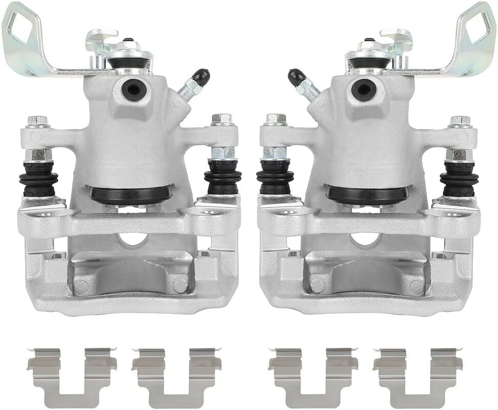 AUTOMUTO Rear Left & Right 19B3319 19B3318 Disc Brake Calipers With Bracket For Mini Cooper 2007-2015