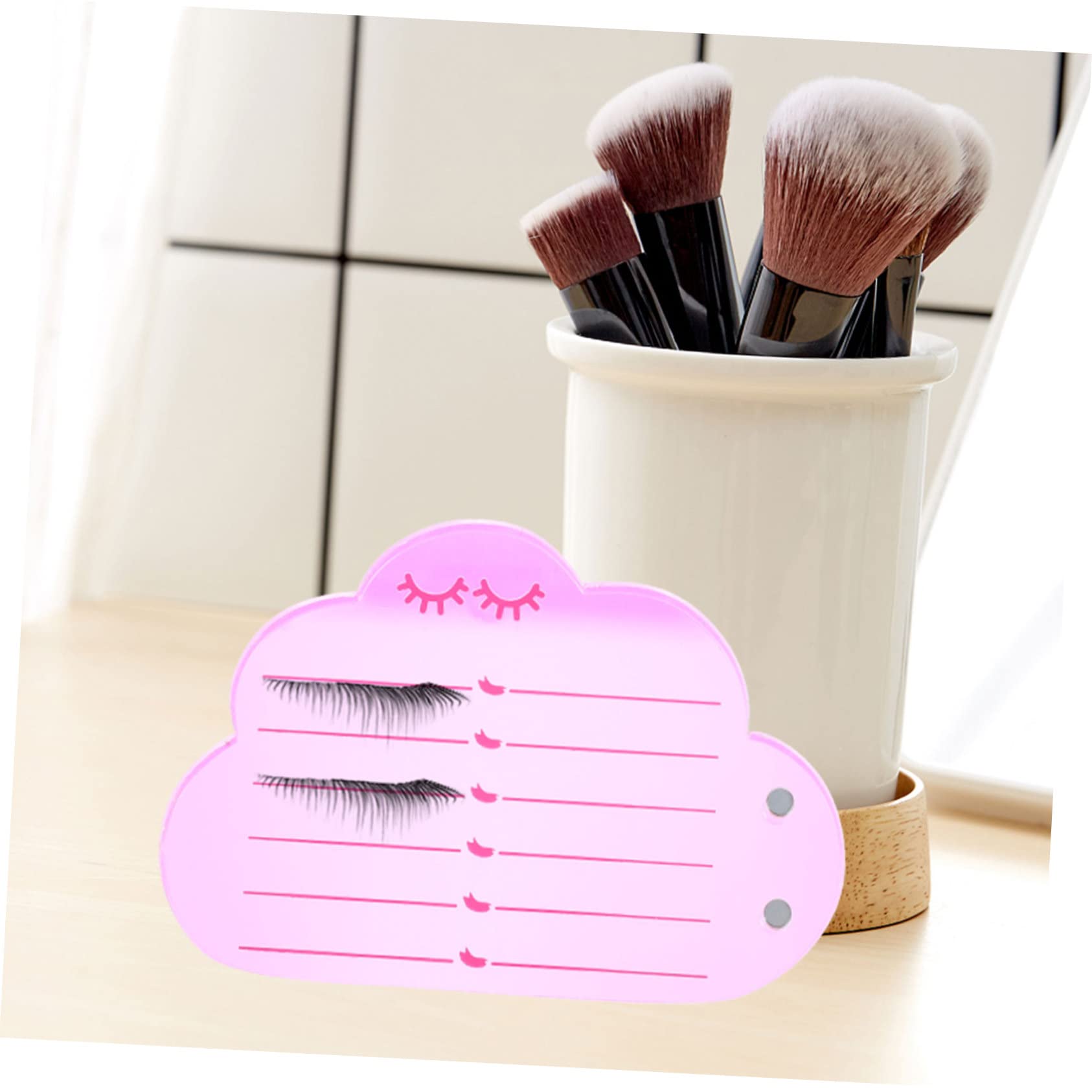 FOMIYES 3pièces Plateau Acrylique Pour Extensions De Palette Magnétique Pour Organiser Vos Outil Pratique Pour Salon Domicile