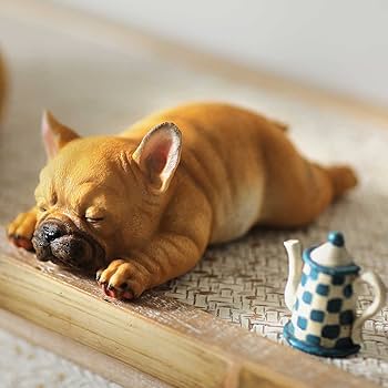 彫像彫像に彫刻フレンチブルドッグセラミック犬磁器動物の置物部屋の装飾結婚祝い 彫像彫像に彫刻フレンチブルドッグセラミック犬磁器動物の置物