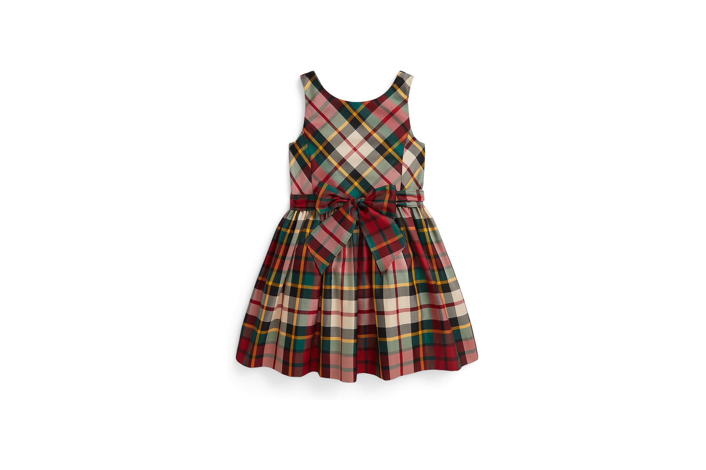 Платье Polo Ralph Lauren Kids Plaid Taffeta Dress (Toddler/Little Kid)