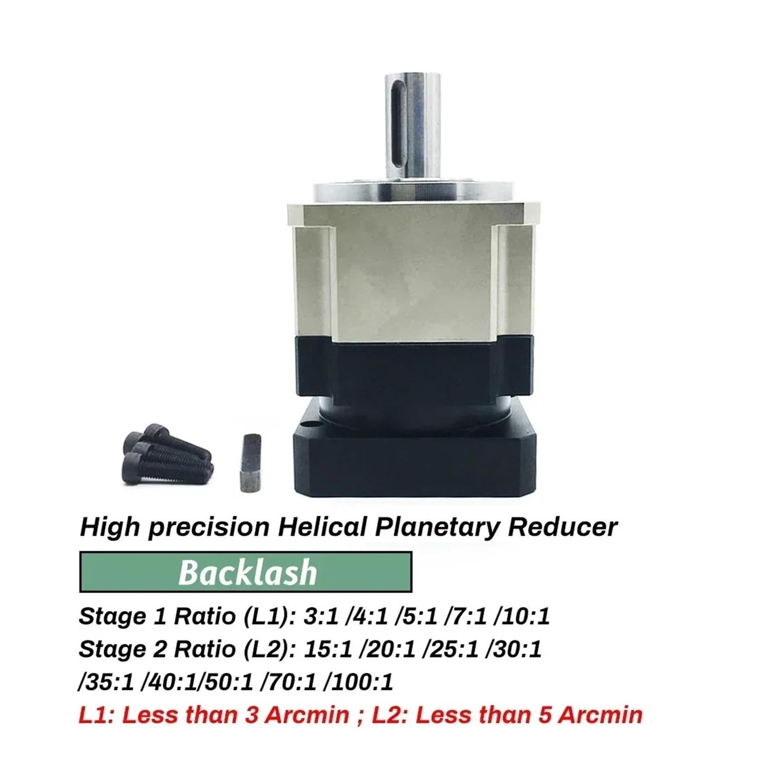 Planetengetriebe für Nema34-Motor, Eingang 12,7/14/19 mm, für Schrittmotor 90, 750 W, 1 kW, 86 (14 mm Eingang, 0.4173611111111111111)