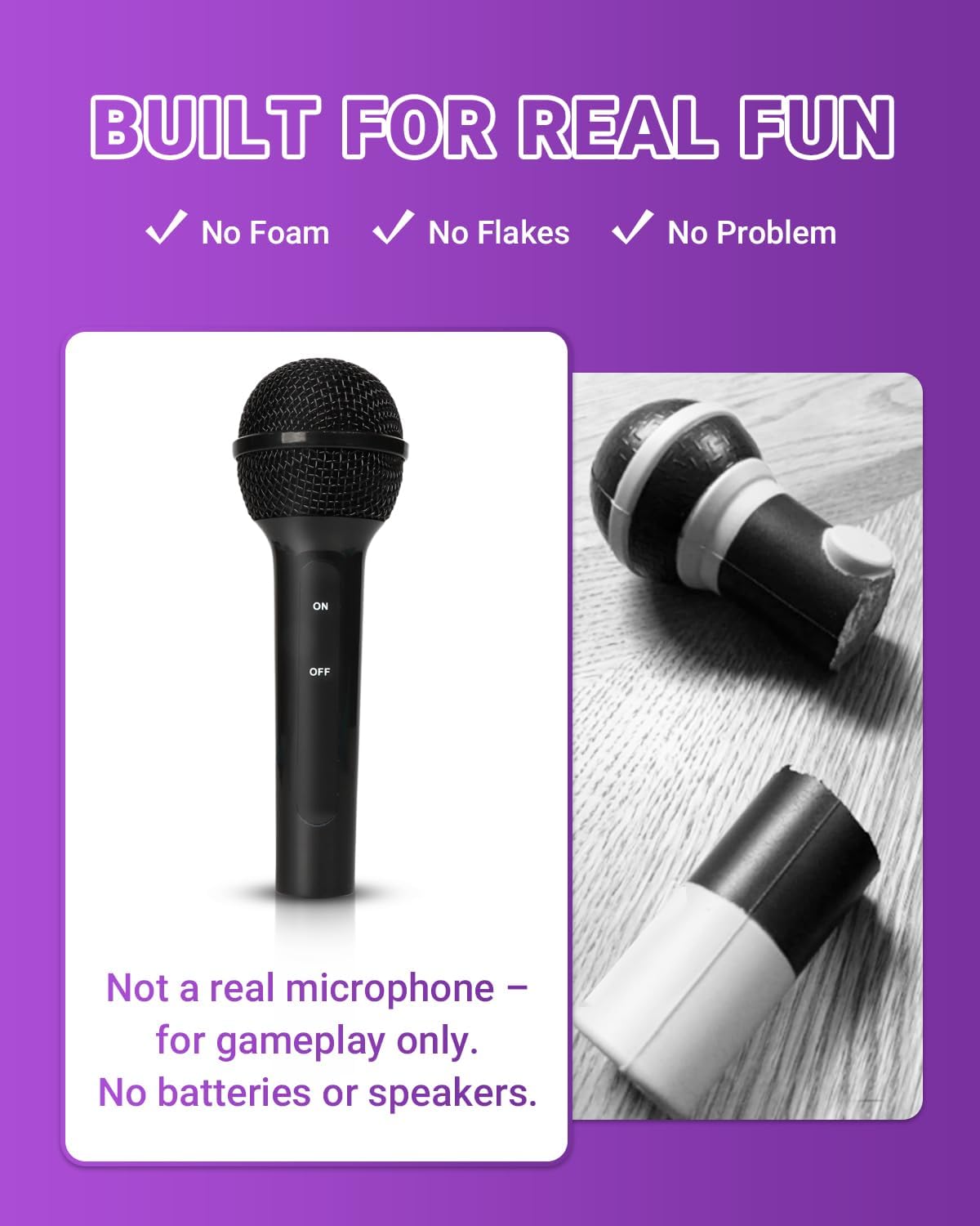 Grab Microphone Music Board Game, Drop the Karaoke Mic Party Games for Adults, Family, 2-10 Players - Hilarious Singing Trivia with 280 Song Lyrics (140 Cards) and 10 Blank Cards for Game Night, Gift