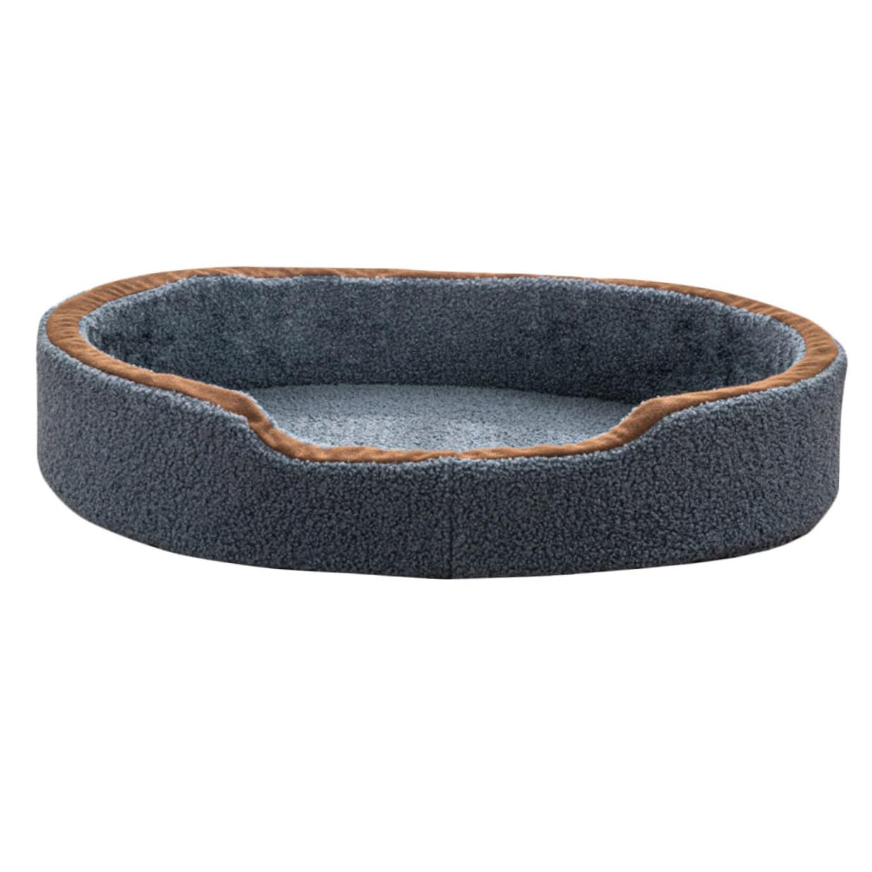 Coussin chaud pour chien et chat 48X35 CM peluche bleu