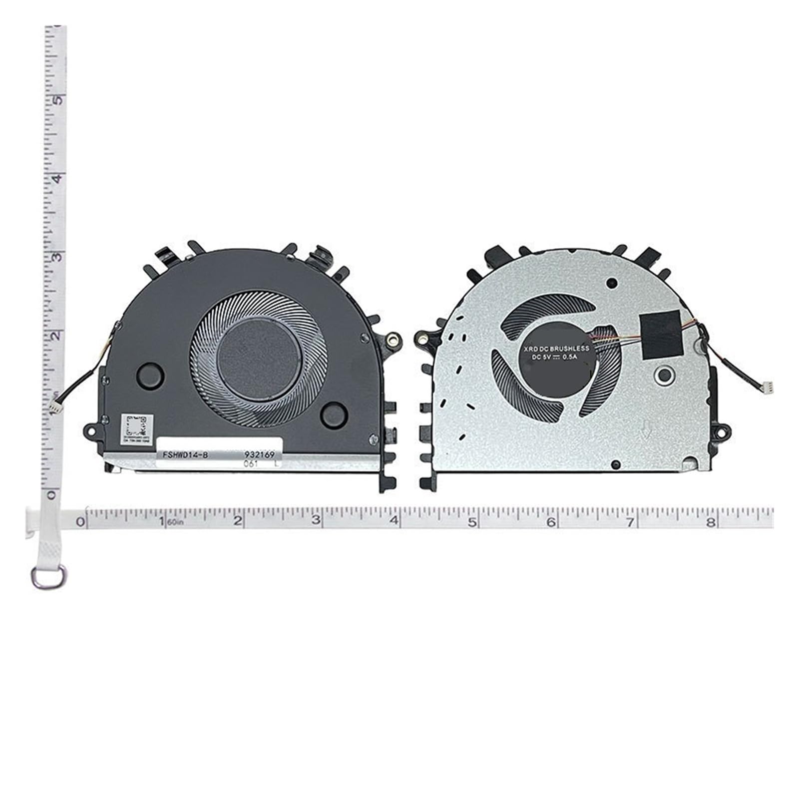 Ventilador CPU para portátiles Nbl WAE9HNP y WAQ9HNR