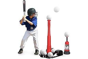 T Ball Set for Kids 3-5 with Automatic Pitching Machine - Perfect...