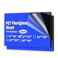 Vista 30 de Art3d Paquete de 5 hojas de PET de 29 x 59 pulgadas, paneles de plástico flexible transparente para manualidades, marcos de fotos, letrero