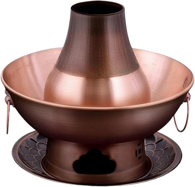 Olla para Fondue QUQUQ Cobre 28cm con Asa Anticalórica miniatura 5