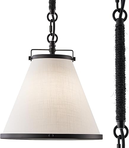 Miniatura 10 de Lámpara colgante de cúpula negra de 10 pulgadas, 1 lámpara colgante de cocina en forma de huevo negro dorado para isla de cocina, comedor, fregadero