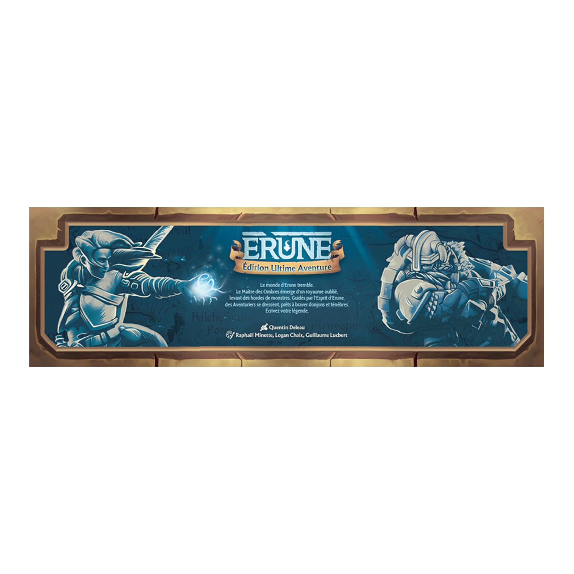 ERUNE Edition Aventure Ultime - Jeu de Société Coopératif/Compétitif avec Application - Dungeon Crawler Épique Médiéval Fantastique - Campagne Narrative Immersive - 14 Ans - 1-5 Joueurs - 120 Minutes
