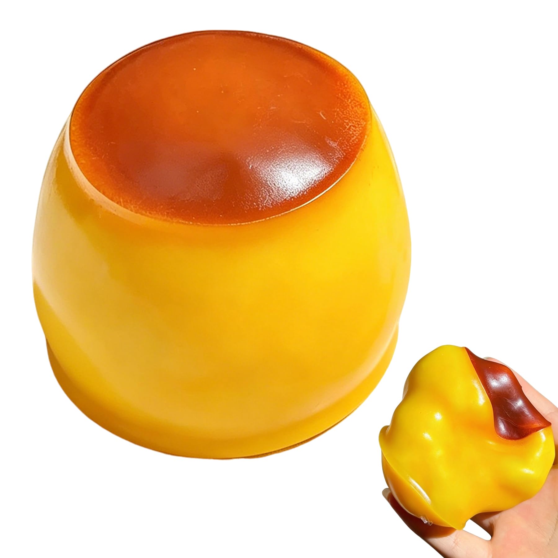 Crunchy Pudding Squishy Asmr Bead Filled, Slow Rebound Stress Relief Toy
