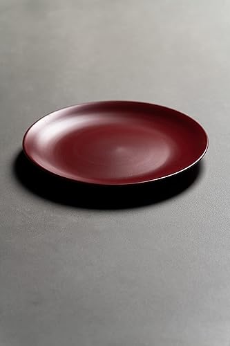 Vista 26 de 10 Strawberry Street Wazee - Plato de ensalada Coupé mate de 8.25 pulgadas, juego de 6, rojo