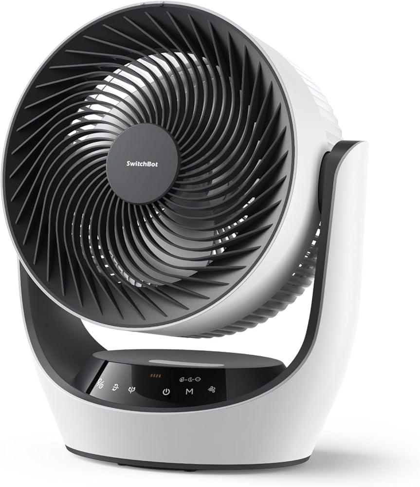 扇風機・サーキュレーター SwitchBot Battery Circulator Fan Amazon.co.jp: 【節電対策】SwitchBot サーキュレーター 静音 首