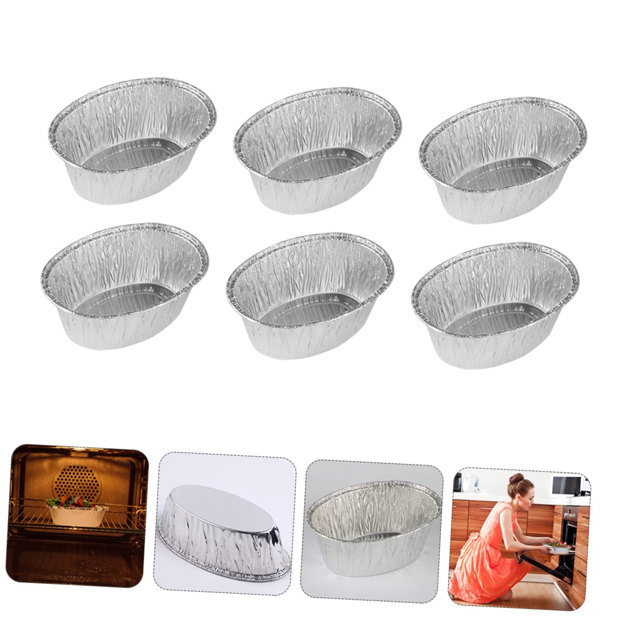 125 Ciotole In Alluminio USA E GETTA - Per Forno E Cottura