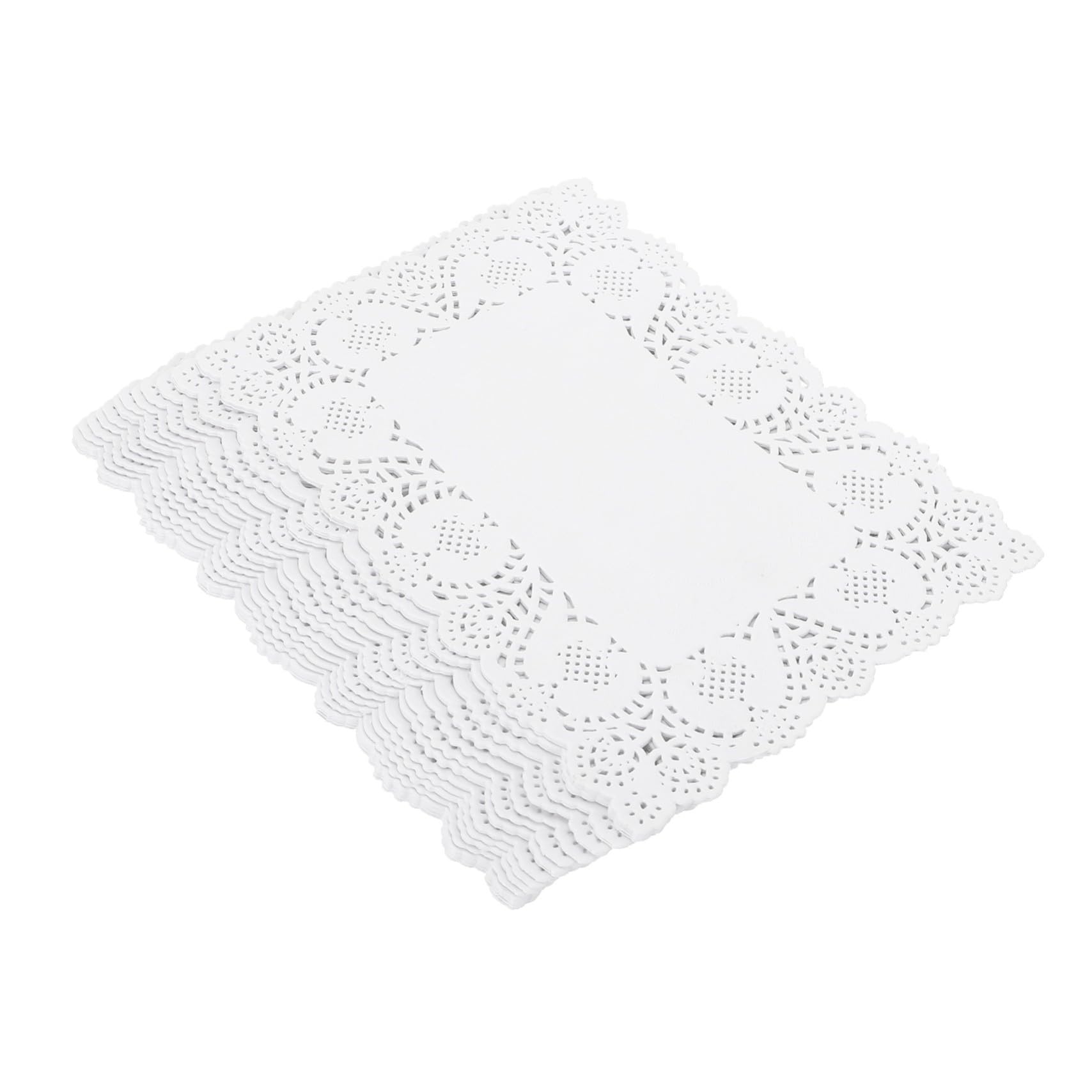 Napperons ronds en dentelle papier pour décoration de table de mariage et fête