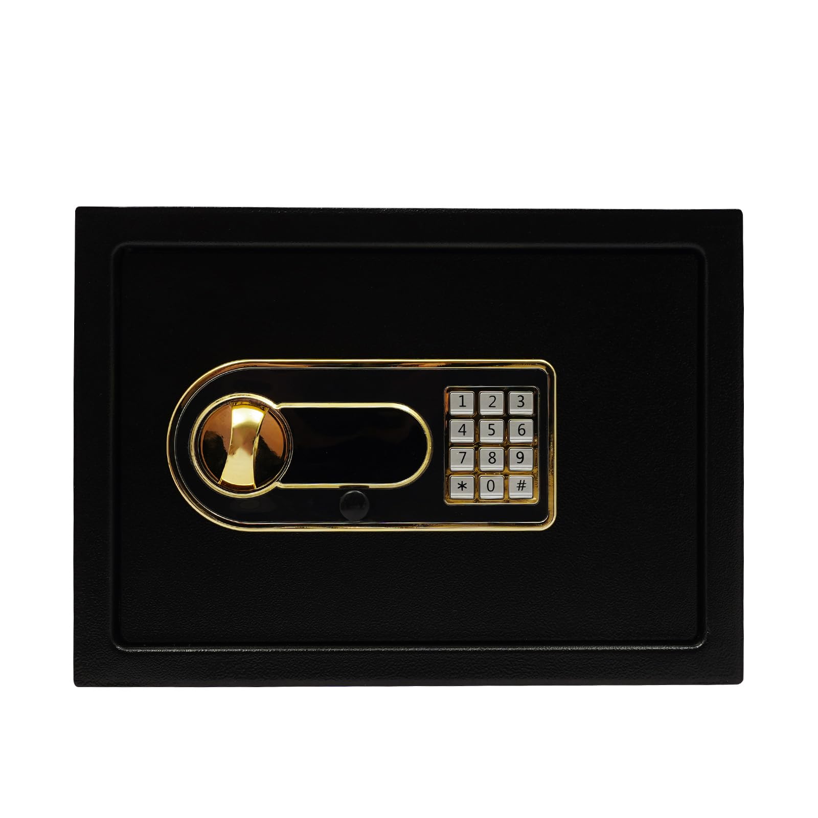 Mini cassaforte per la casa, 35 x 25 x 25 cm, piccola cassaforte per mobili con chiave, cassaforte di sicurezza per gioielli, contanti