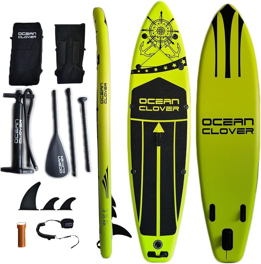 Ocean Clover Tabla Sup Paddle Surf Hinchable Malva2 10,6" 320cm x 76cm x 15cm Fabricada en DROPSTICH
