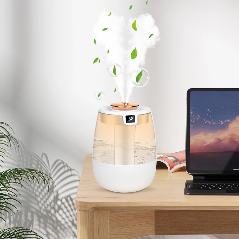 Adiwo Umidificatore Ambiente, 1.8L Umidificatore Ambiente Bambini, 28dB Silenzioso 20H di Durata — immagine 2 di 11