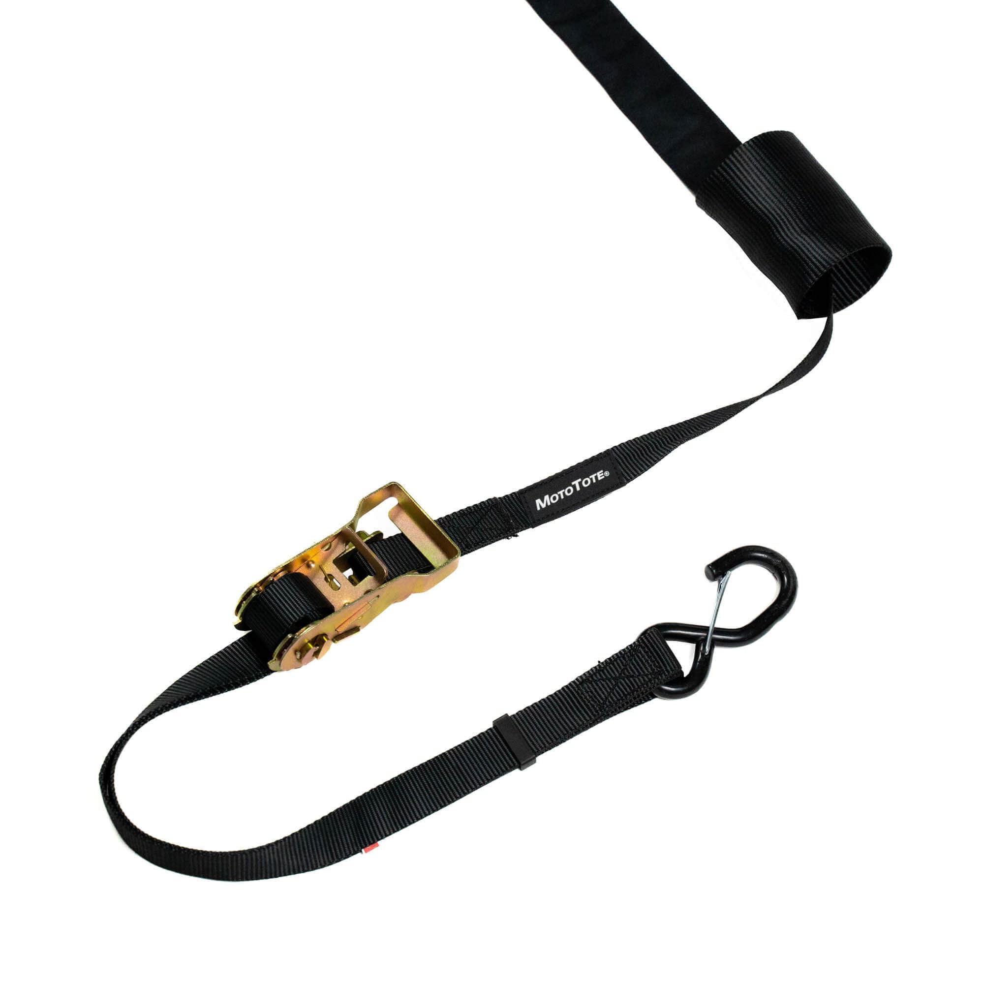 MotoTote HandleCuff Ratcheting Tie Downs (4,170 lbs. Breaking Load Limit) – Innovative, Strap System for Motorcycle Handlebars Grips